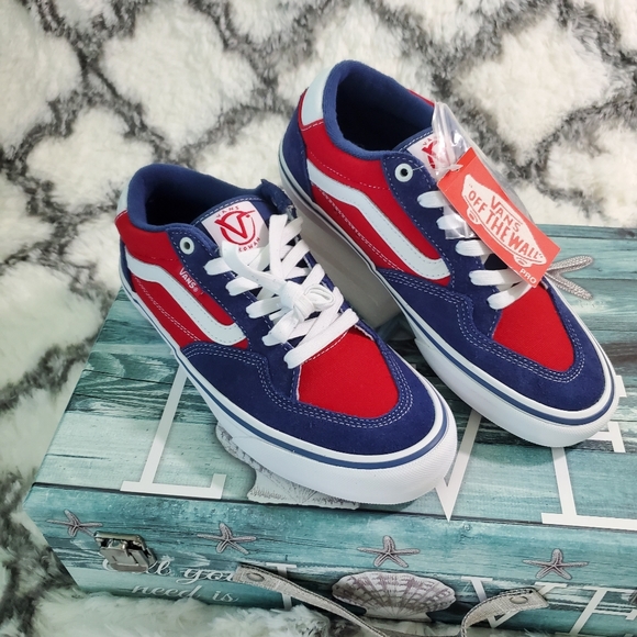 Vans unisex rowan pro navy red - Picture 1 of 9